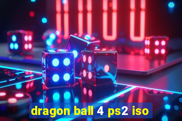 dragon ball 4 ps2 iso