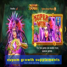 cupom growth supplements