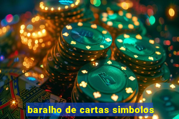 baralho de cartas simbolos