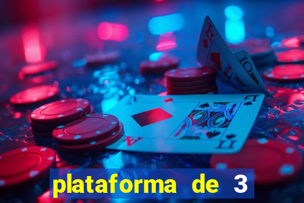 plataforma de 3 reais jogo