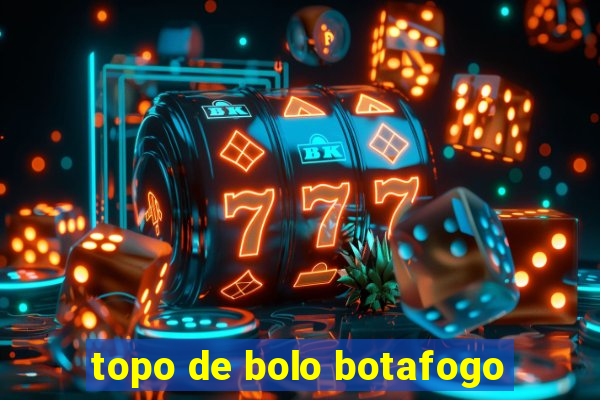 topo de bolo botafogo