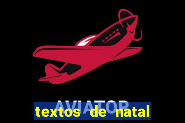 textos de natal para leitura